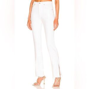 GRLFRND Denim Harlow High Rise Boot with slit